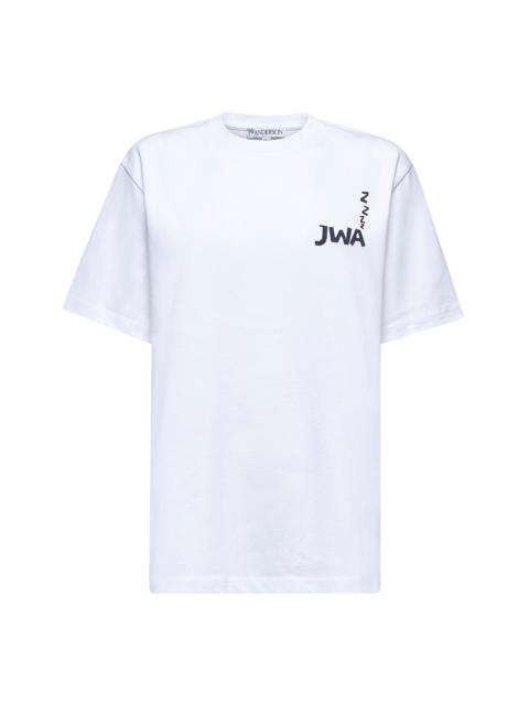 J.W. ANDERSON - Jw Anderson Women White Logo And Print T-Shirt