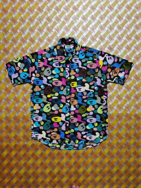 A BATHING APE® Baby Milo Multicolour Camo Shirt