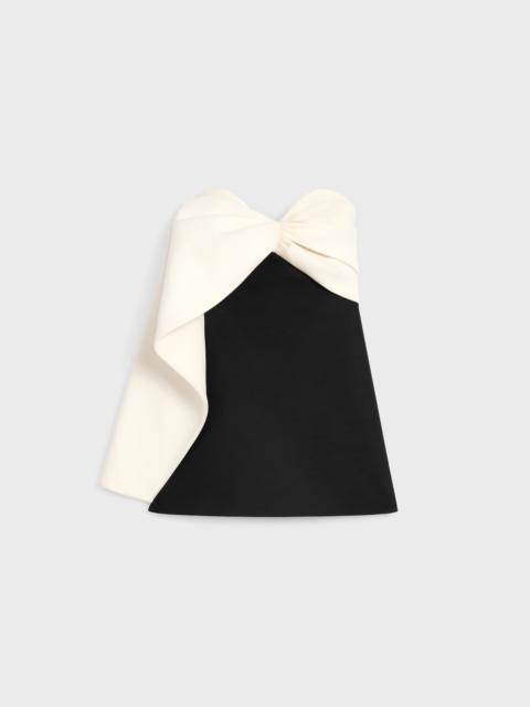 CELINE mini dress IN wool and silk cady