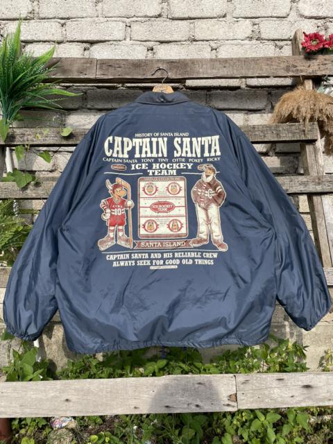 Other Designers Vintage - Vintage Captain Santa Big Logo Button Jacket Japan