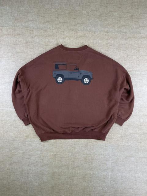 Other Designers Pacsun × Vintage - LAND ROVER PACSUN Vintage V-Neck Baggy Sweatshirt