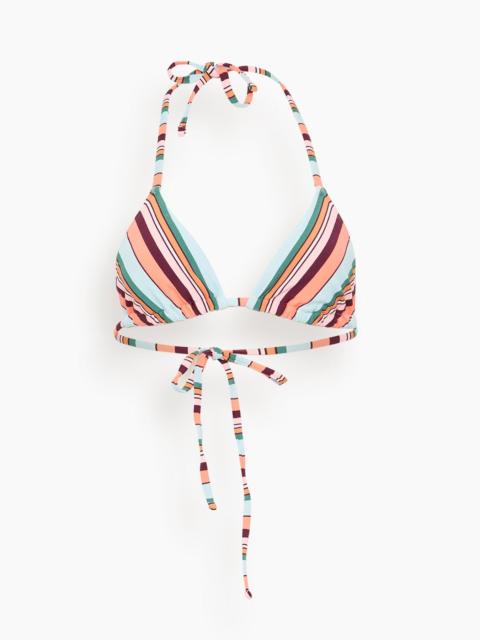 lemlem Malia Triangle Top in Poppy Sunset