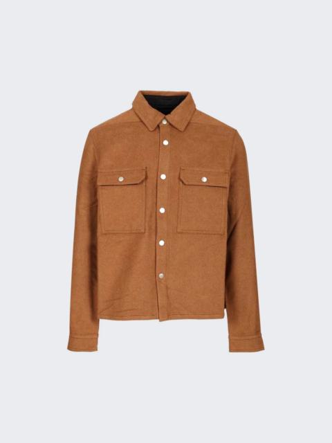 Rick Owens DRKSHDW Cropped Outershirt Rust