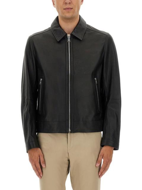 BOSS Boss Men Leather Jacket