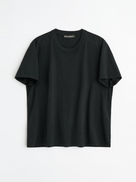 Our Legacy Classic T-Shirt Black Clean Jersey