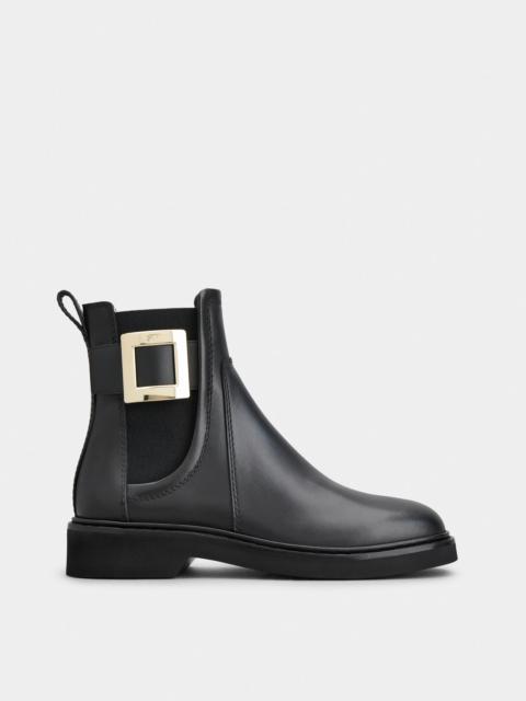 Roger Vivier Viv' Rangers Chelsea Booties in leather