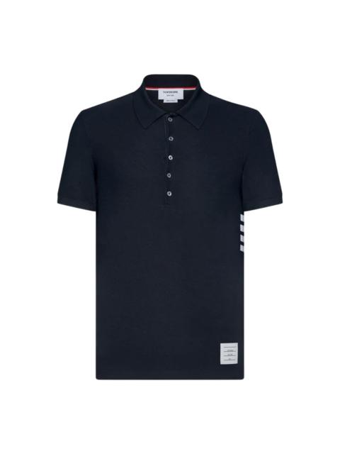 Thom Browne Short Sleeve Rib Cuff Polo