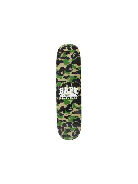A BATHING APE® BAPE ABC Camo Skateboard 'Green'