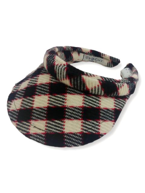 Givenchy RARE! VTG GIVENCHY PLAY! PLAID GOLF HALF CAP