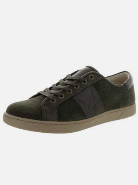 Other Designers Vionic Jerome Suede Sneakers Low Top Lace Up Arc Support Leather Lining Green 13