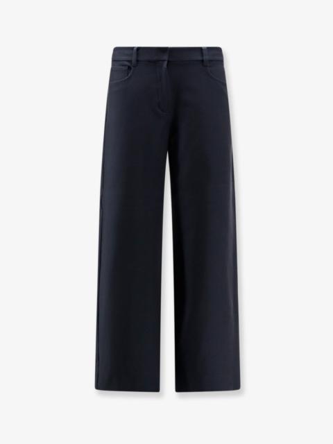'S Max Mara 'S Max Mara Smmgela Cotton Blend Trousers Blue