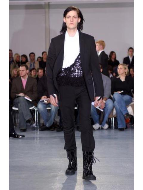 GRAIL! FW2003 Runway strap jumper.Like Rick Owens.