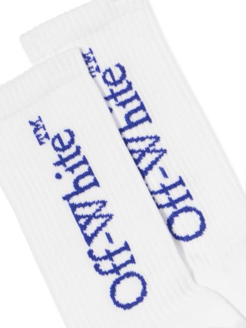 Off-White Bookish Calf Socks