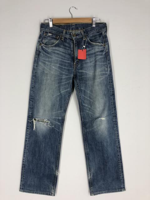 Other Designers Vintage - Levi's 503 Blue Ripped Jean Denim Stone Washed Size 30