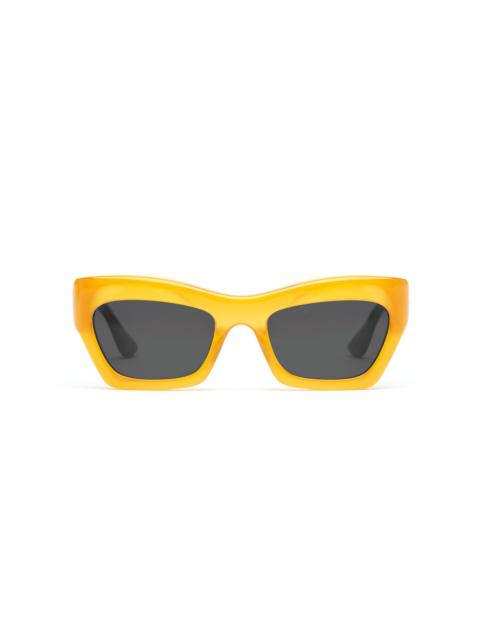 PORT TANGER Ayreen Cay-Eye Acetate Sunglasses yellow