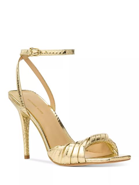 MICHAEL KORS Women's Kiana Leather Sandals