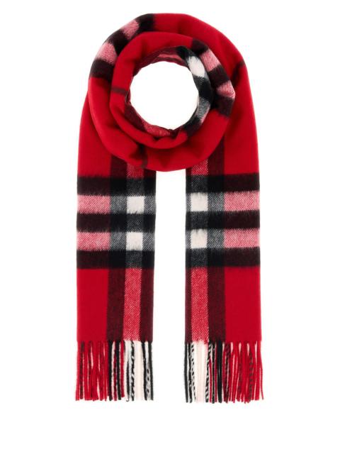 Burberry Embroidered cashmere scarf