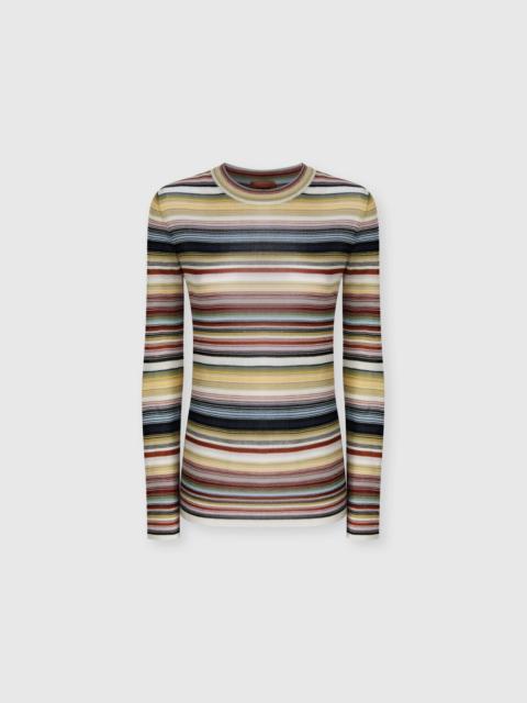 Missoni Striped crew neck sweater