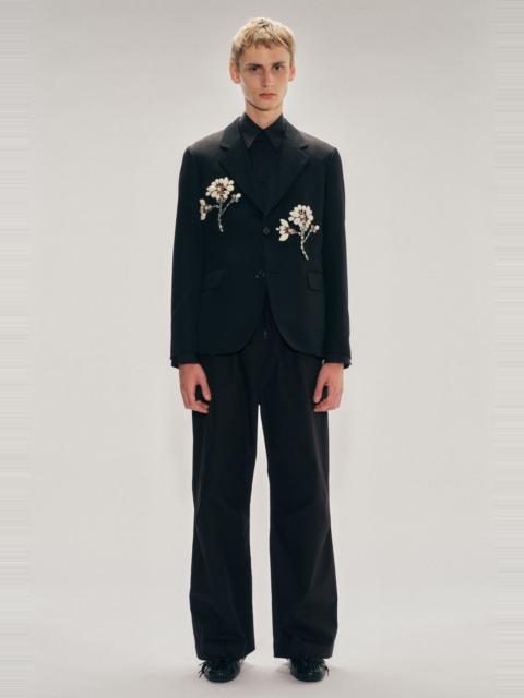 Simone Rocha Elasticated Knee Pleat Trousers