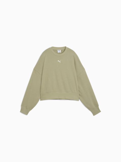 PUMA Wardrobe Essentials Women's Oversized Crew Sweatshirt