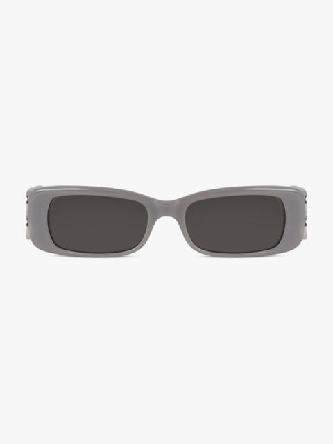 DYNASTY RECTANGLE SUNGLASSES | GREY