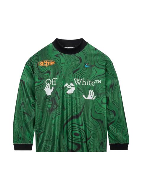 Nike Nike x Off-White All-Over Print Jersey 'Kelly Green/White'