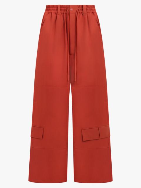 Y-3 UNI DRAWSTRING RELAXED LEG PANT | TRIORA ORANGE