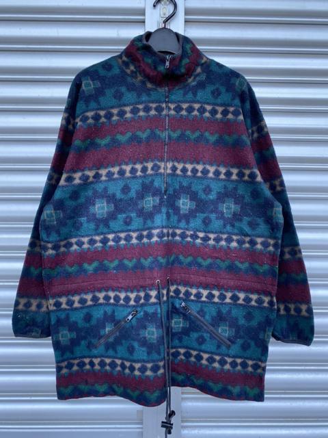 Other Designers Japanese Brand - Cheetah sport fleece jacket half zipped