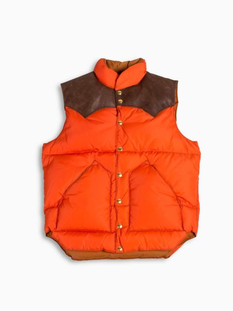 Warehouse & Co. x Rocky Mountain Featherbed Nylon Down Vest Brick