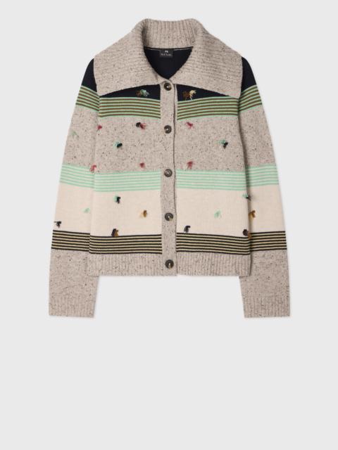 Paul Smith Women's Block Stripe Knit Cardigan with Tassels