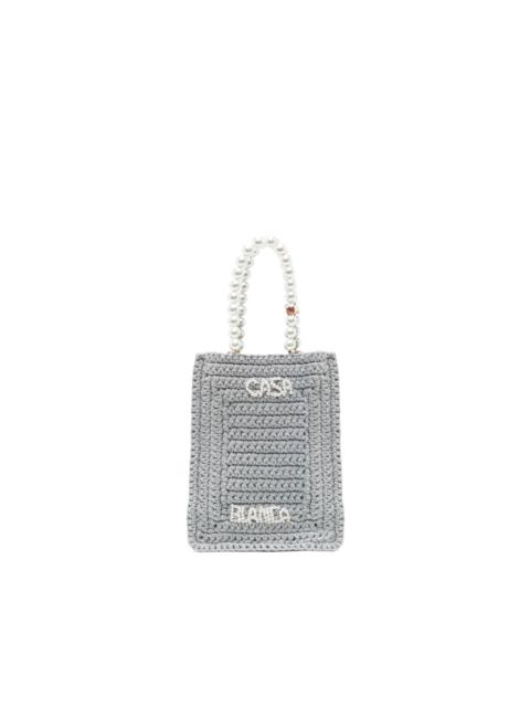 CASABLANCA bead chain bag