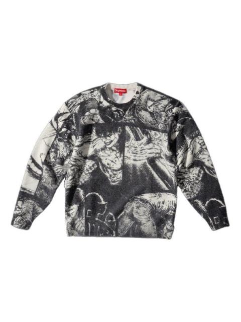 Supreme Supreme x The Crow Sweater 'White Black' SUP-FW21-177