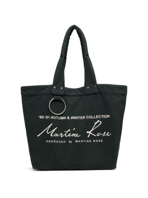 Martine Rose Green Bondage Tote