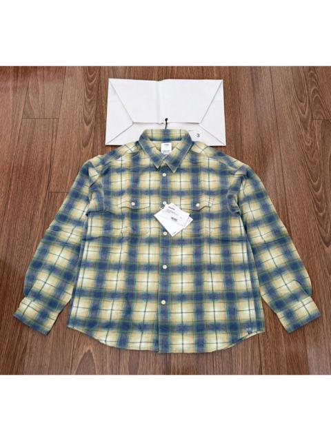 visvim VISVIM 24SS PIONEER KHADI CHECK L/S — Indian Khadi Cotton Plaid Shirt