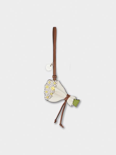 Efflorescence Bag Charm in leather