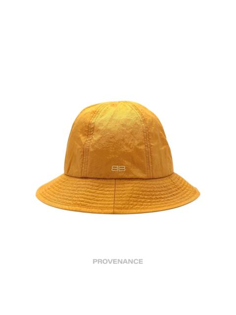 BALENCIAGA Balenciaga BB Logo Embroidered Bucket Hat - Golden Ochre