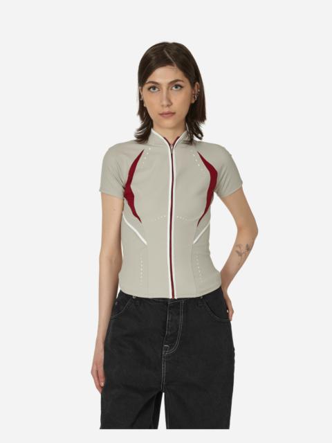 HYEIN SEO Slashed Zip Top Beige