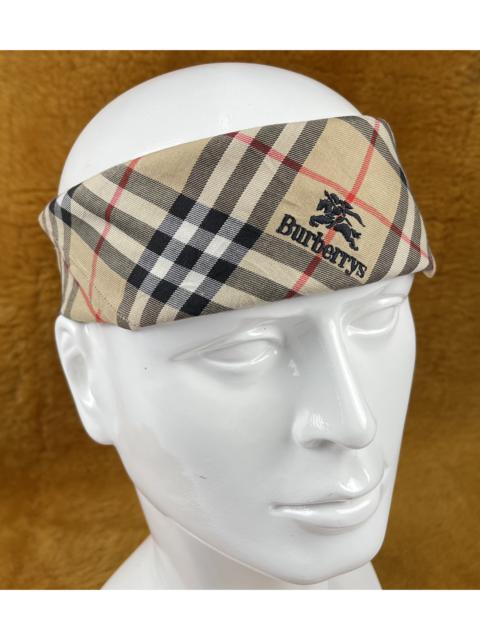 Other Designers Vintage - vintage burberry bandana handkerchief neckerchief HC0676