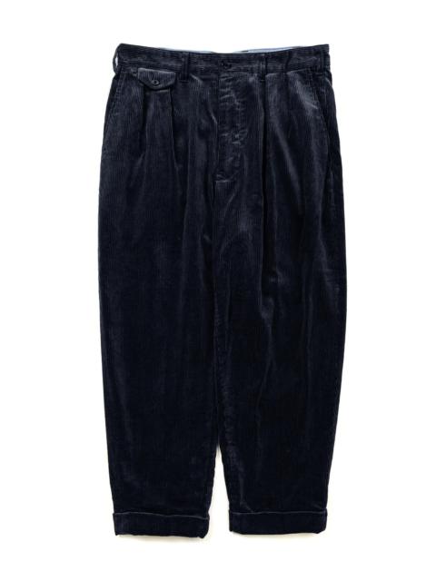 BEAMS PLUS 2Pleats Corduroy Navy
