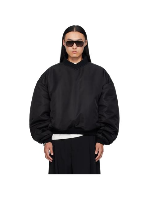 LU'U DAN Black Unibomber Sweatshirt