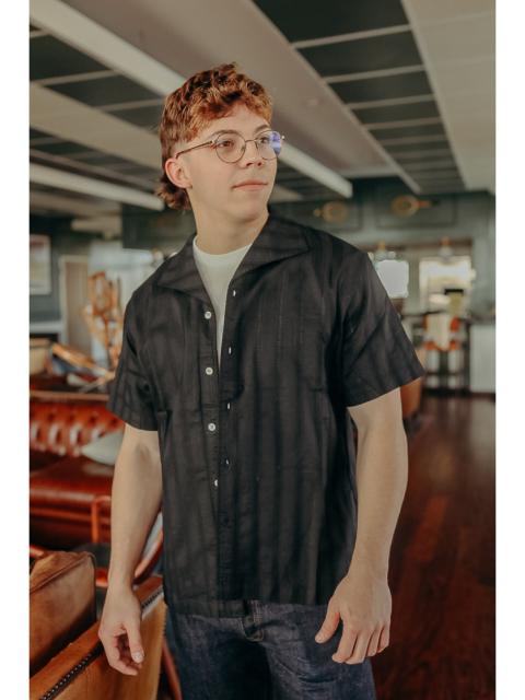 3sixteen LEISURE SHIRT- BLACK LACE