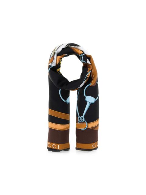GUCCI Gucci Black Scarves Women