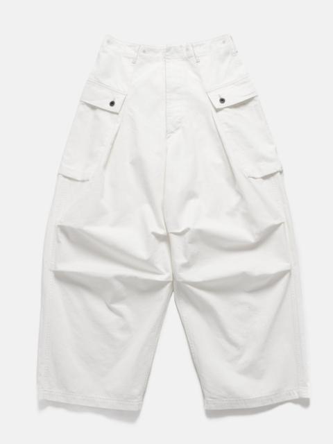 Kapital Herringbone Jumbo Monkey Pants White