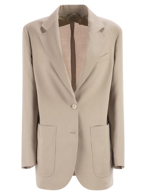 Max Mara Maxmara Women Mxmaffari - Single-Breasted Jacket In Wool, Mohair And Silk