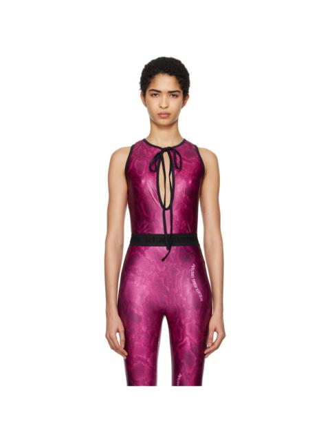 VERSACE JEANS COUTURE Pink Printed Bodysuit