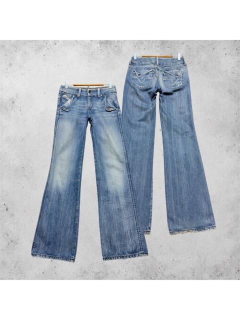 Diesel Vintage Diesel Wonnha Low Rise Flared Bootcut Denim Jeans