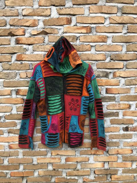 Other Designers 🚨ACCEPT OFFER🚨Japanese Brand patchwork zipper hoodie