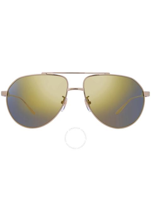 GUCCI Gucci Yellow Pilot Men's Sunglasses GG1311S 002 61