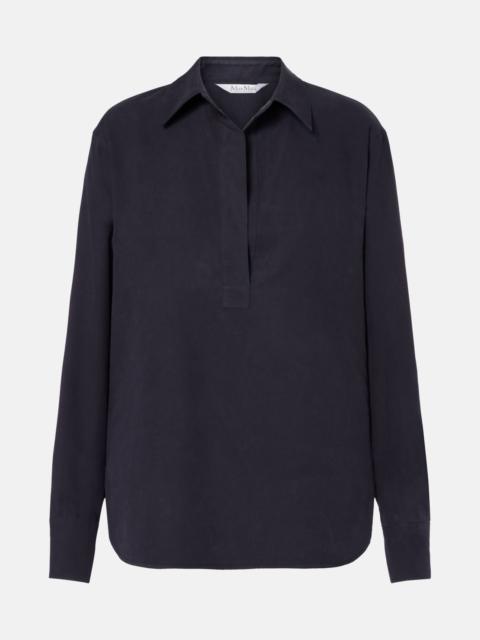 Max Mara Mirko silk crêpe blouse