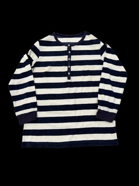 Other Designers Uniqlo - Japanese Brand Uniqlo Stripe Faded Fleece Grunge Kurt Cobain